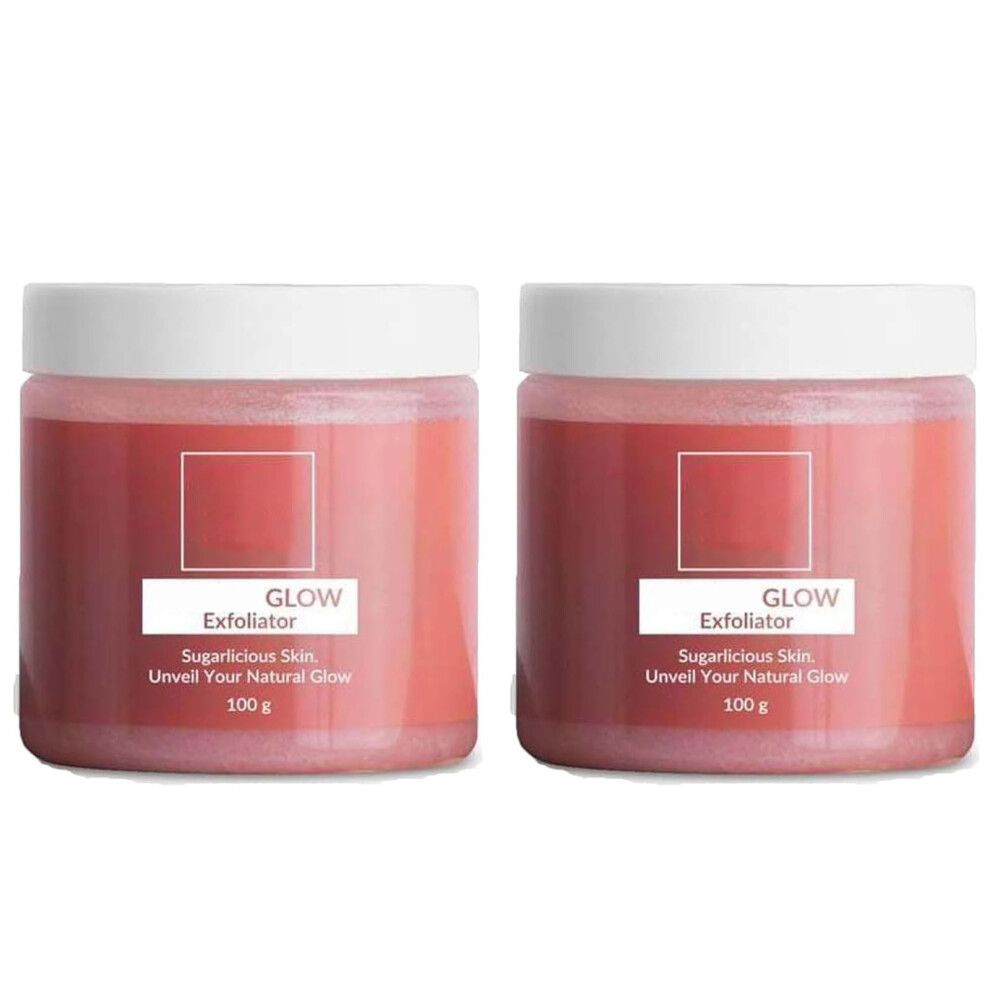 Natural Facial Exfoliator and Gentle Exfoliating Face Scrub for Glowing Skin, Smooth Renewal (2 PCS)
