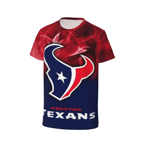 Μπλούζα Texans Youth με κοντό μανίκι για αγόρια και κορίτσια με λογότυπο αθλητικής 2