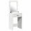 Berkfield Dressing Table White 50 x 41 x 135 cm Engineered Wood 3