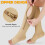 Compression Socks 15-20 mmHg Open Toe Knee High 2 Pairs 2