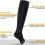 Compression Socks 15-20 mmHg Open Toe Knee High 2 Pairs 3