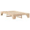 Berkfield Bed Frame Natural 135 x 190 cm Solid Pine Wood 7