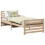 Berkfield Bed Frame with Headboard Brown 80 x 200 cm Engineered Wood 2
