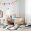 Berkfield Bed Frame with Headboard Brown 80 x 200 cm Engineered Wood 3