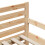 Berkfield Bed Frame with Headboard Brown 80 x 200 cm Engineered Wood 9
