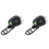 2X Sykling LED3 Moduser Frontlys Lys Lampe Headlight Lommelykt 2