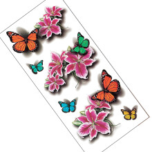 10 Sheets Temporary Tattoos for Women and Men, Large Waterproof 3D Blossom Arm and Shoulder Stickers Set A013