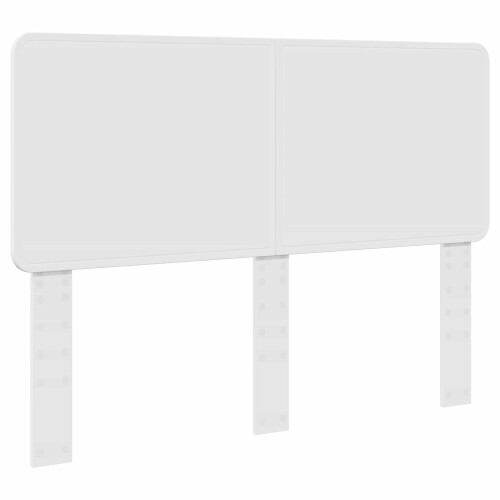 Berkfield Headboard White Engineered wood 1