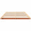 Berkfield Bed Frame Wax Brown 135 x 190 cm Solid Pine Wood 5