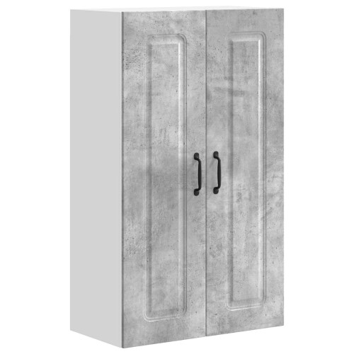 Berkfield Dishwasher Panel Kalmar Concrete Grey 60 x 31 x 100 cm 1