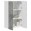 Berkfield Dishwasher Panel Kalmar Concrete Grey 60 x 31 x 100 cm 3