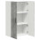Berkfield Dishwasher Panel Kalmar Concrete Grey 60 x 31 x 100 cm 5