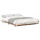 Berkfield Bed Frame Brown 140 x 220 cm Solid Pine Wood 2
