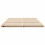 Berkfield Bed Frame Brown 140 x 220 cm Solid Pine Wood 5