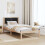 Berkfield Bed Frame with Upholstered Headboard Black 90 x 190 cm 4