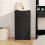 Berkfield Sideboard Black Oak 40 x 40.5 x 75 cm Engineered wood 4