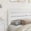 Berkfield Headboard White Engineered wood 3