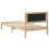 Berkfield Bed Frame with Upholstered Headboard Black 90 x 190 cm 7