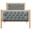 Berkfield Bed Frame with Headboard Light Grey 90 x 200 cm Solid Pine Wood 5