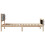 Berkfield Bed Frame with Headboard Light Grey 90 x 200 cm Solid Pine Wood 6