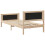 Berkfield Bed Frame with Headboard Light Grey 90 x 200 cm Solid Pine Wood 7