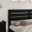 Berkfield Headboard Black Oak Engineered wood 3