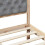 Berkfield Bed Frame with Headboard Light Grey 90 x 200 cm Solid Pine Wood 8