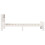 Berkfield Bed Frame with Headboard White 75 x 190 cm Engineered Wood 6