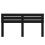 Berkfield Headboard Black Oak Engineered wood 4