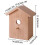 Window Bird House with Paint Kit and Suction Cup Mount 4