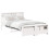 Berkfield Bed Frame with Headboard White 120 x 190 cm Engineered Wood 2