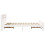 Berkfield Bed Frame with Headboard White 120 x 190 cm Engineered Wood 6
