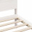Berkfield Bed Frame with Headboard White 120 x 190 cm Engineered Wood 8