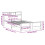 Berkfield Bed Frame with Headboard White 120 x 190 cm Engineered Wood 10