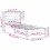 Berkfield Bed Frame with Headboard Black 90 x 190 cm Solid Pine Wood 11