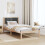 Berkfield Bed Frame with Upholstered Headboard Dark Grey 90 x 190 cm 4