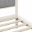 Berkfield Bed Frame with Upholstered Headboard Light Grey 90 x 190 cm 8