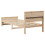 Berkfield Bed Frame with Headboard Brown 75 x 190 cm Engineered Wood 7