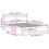 Berkfield Bed Frame with Headboard Natural 150 x 200 cm Solid Pine Wood 10