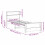 Berkfield Bed Frame with Headboard Brown 75 x 190 cm Engineered Wood 10