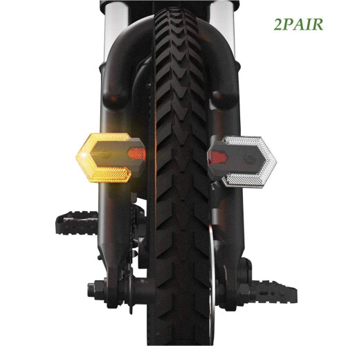 Bike Turn Signals Set Front Rear Wireless Waterproof 1