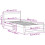 Berkfield Bed Frame with Headboard White 90 x 200 cm Solid Pine Wood 10