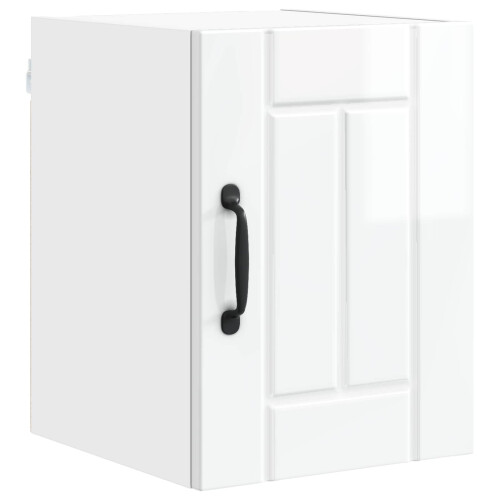 Berkfield Dishwasher Panel Lucca High Gloss White 30 x 31 x 40 cm 1