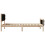 Berkfield Bed Frame with Headboard Black 90 x 200 cm Solid Pine Wood 6