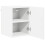 Berkfield Dishwasher Panel Lucca High Gloss White 30 x 31 x 40 cm 5