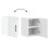 Berkfield Dishwasher Panel Lucca High Gloss White 30 x 31 x 40 cm 11
