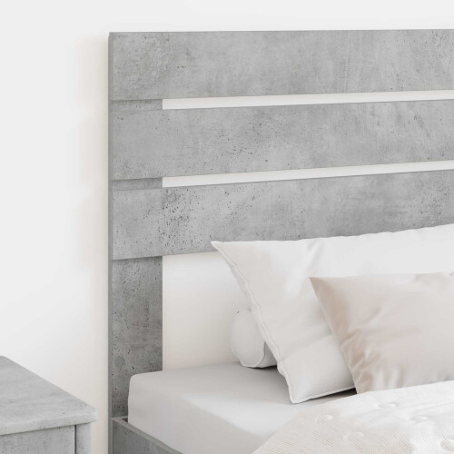 Berkfield Headboard Concrete Grey Engineered wood 2