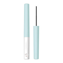 Waterproof Long Lasting Mascara with Slim Curved Brush 3D Fiber Volume Low Clumping Mint Green
