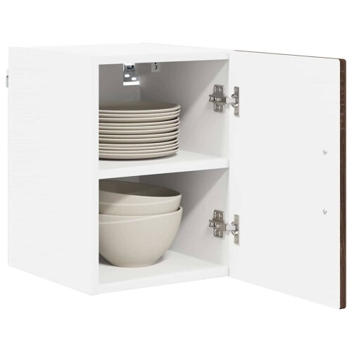 Berkfield Dishwasher Panel Lucca Brown Oak 30 x 31 x 40 cm 2