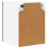 Berkfield Dishwasher Panel Lucca 2 pcs Brown Oak 30 x 31 x 40 cm 9